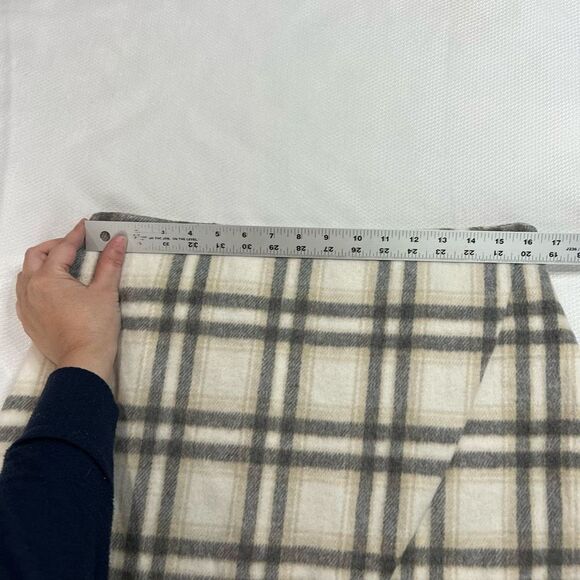 Bagatelle White Gray Plaid Mini Skirt - Picture 9 of 9